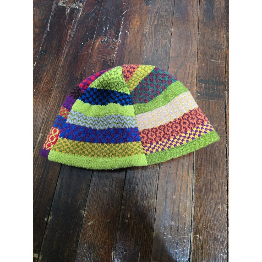 Solmate Socks Colorful Eclectic Patchwork Beanie … - image 7